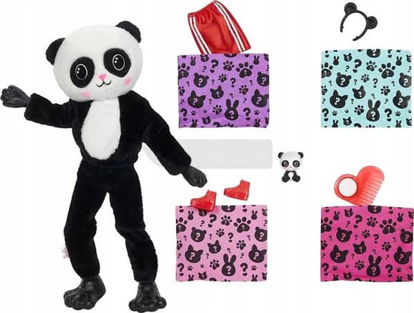 Barbie-docka i panda-dräkt HHG22
