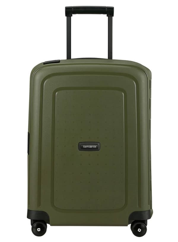 Liten resväska Samsonite S'Cure - oliv