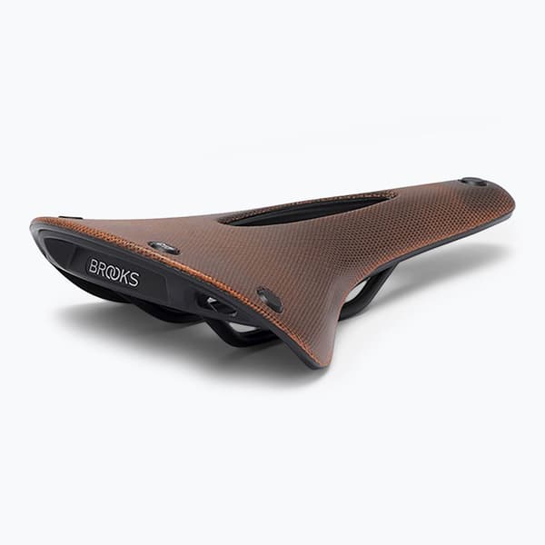 Brooks England C17 Carved -satula, oranssi
