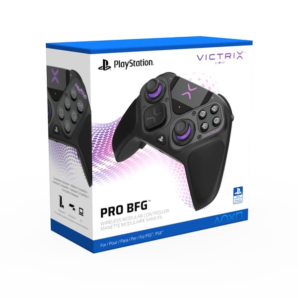 Victrix PRO BFG-controller til PS5, PS4, PC - trådløs/kablet - sort