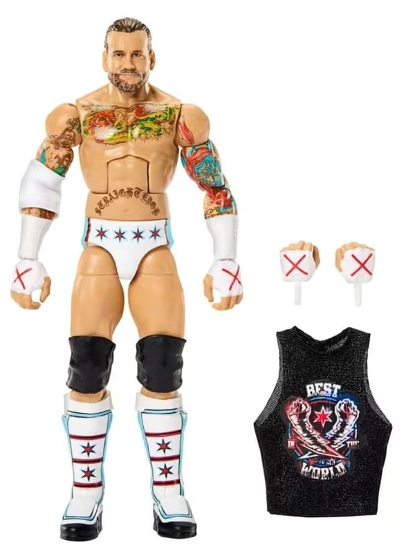 MATTEL WWE Elite CM Punk JHT46 figur