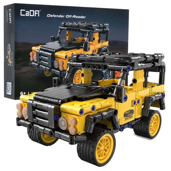 CADA Defender Off-Roader Pull-back C52028W plastikklodser
