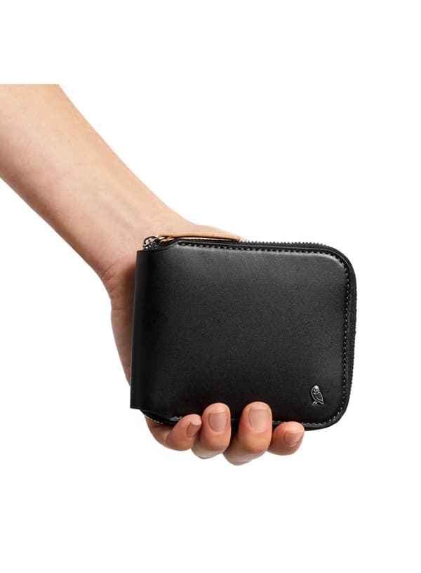 Bellroy Zip Wallet RFID läderplånbok - svart