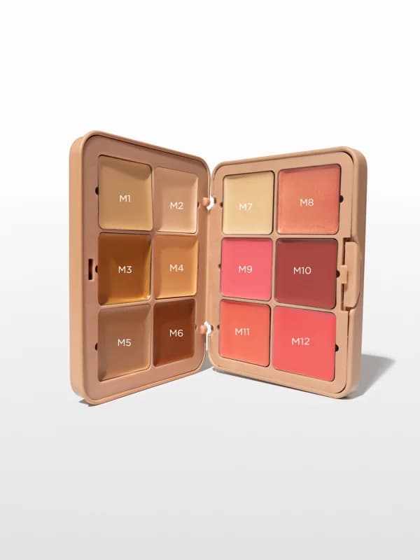 SOSU Cosmetics Complete Canvas Complexion Palette multifunktionel ansigtspalette nuance Medium 26,4 g