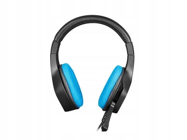 Fury Phantom kablede hovedtelefoner med mikrofon, over-ear, sort-blå