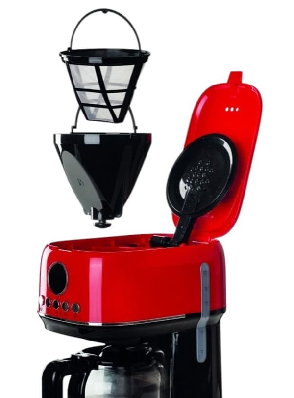 ARIETE Moderna 1396/00 Kaffemaskine Rød-sort