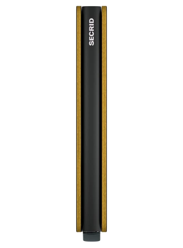 Plånbok RFID-skydd Secrid Slimwallet Matte - svart / ockra