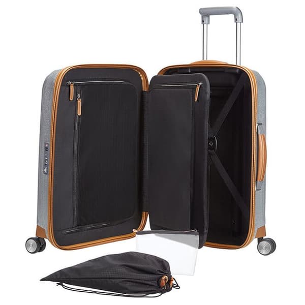 Samsonite Lite-Cube DLX -matkalaukku - alumiini