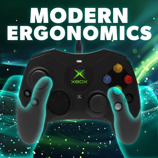 Hyperkin Duchess-kontroll för PC, Xbox trådbunden svart