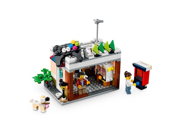 LEGO 31131 Creator 3-i-1 – Nudelbutik i centrum