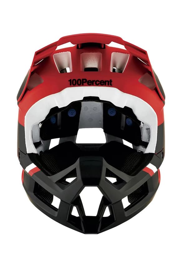 100% Trajecta Enduro -kypärä - cargo fluo red Koko: L