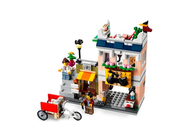 LEGO 31131 Creator 3-i-1 – Nudelbutik i centrum