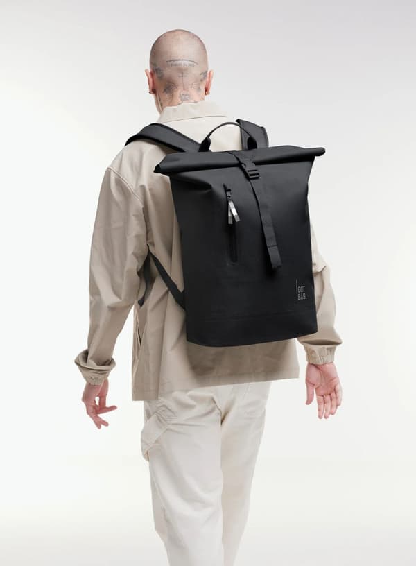 GOT BAG Rolltop Lite 2.0 Monochrome byrygsæk - sort