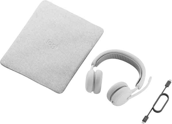 LOGITECH Zone Wireless 2 ES Hovedtelefoner, Trådløse, Over-ear, ANC Hvid