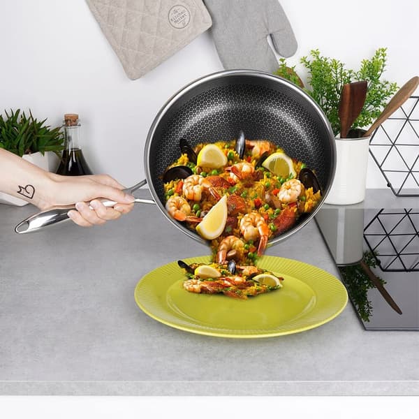 COOKCELL syvä teräspannu 26 cm
