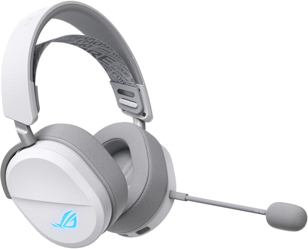 ASUS ROG Pelta Trådlösa Hörlurar, Over-ear Vit