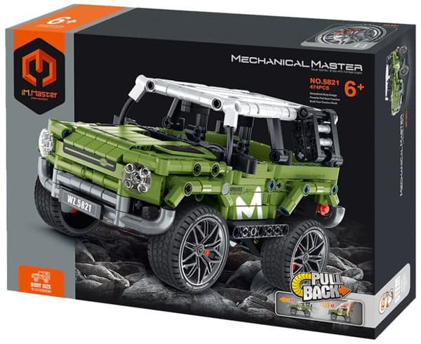 IM.MASTER Pull Back Jeep IM5821 plastikklodser