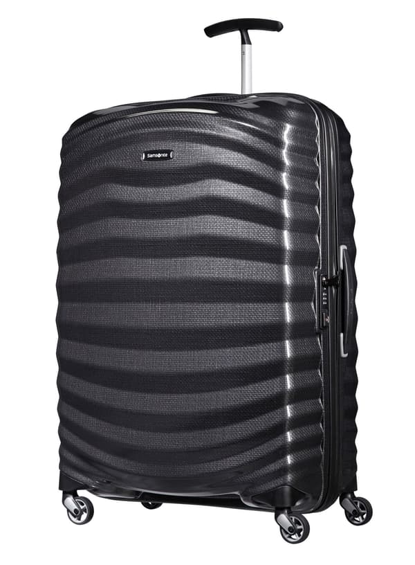 Stor lätt resväska Samsonite Lite-Shock - svart
