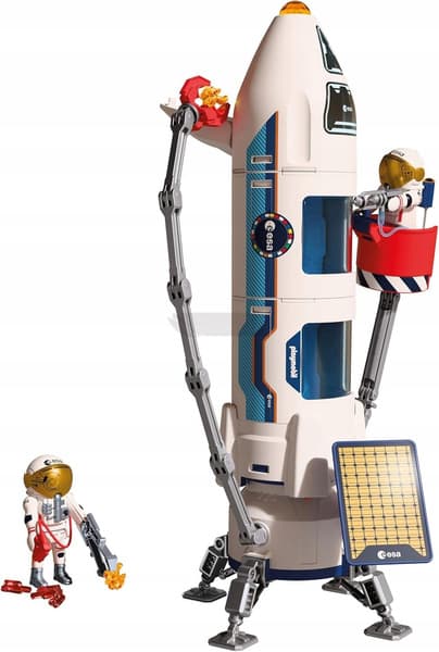 PLAYMOBIL SPACE 72011 ESA Mars Research Rocket, sæt til børn +4 år