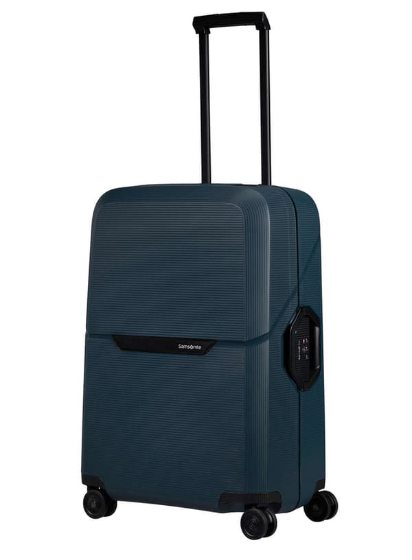 Samsonite Magnum Eco mellemstor kuffert - midnatsblå