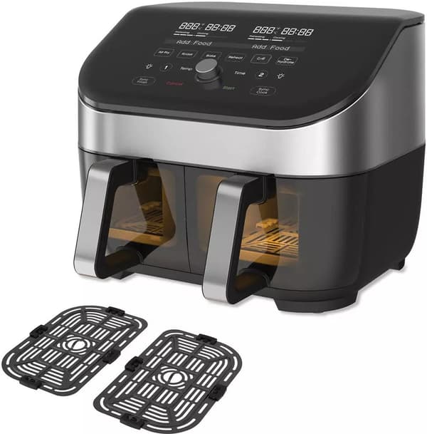 Instant Pot Vortex Plus Dual ClearCook Airfryer 1700W 7,6l
