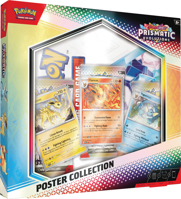 Pokemon TCG: Prismatic Evolutions Poster Collection