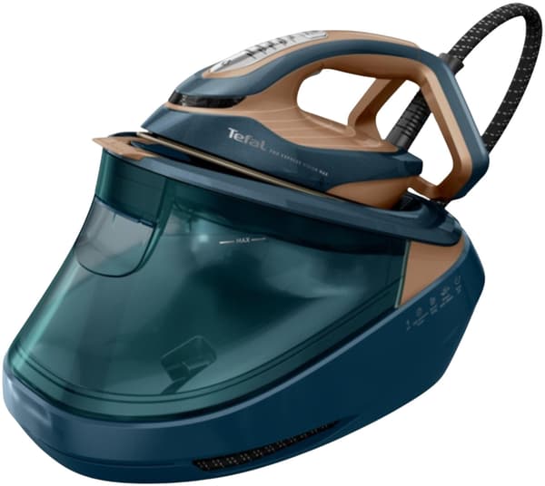 TEFAL Pro Express Vision Max GV9920E0 ånggenerator med LED-belysning