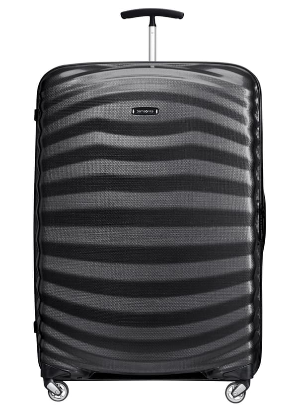 Stor XL Samsonite Lite-Shock kuffert - sort