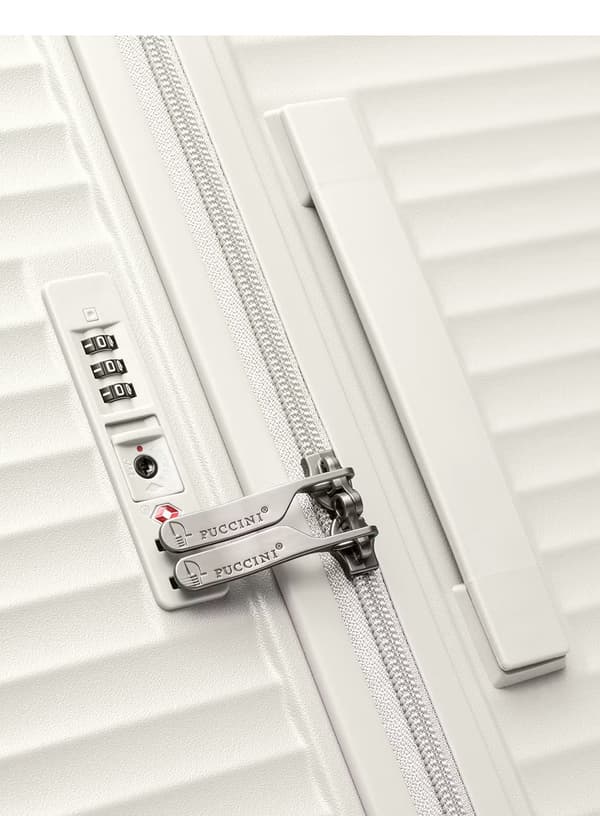 Medium resväska Puccini Monte Carlo - beige