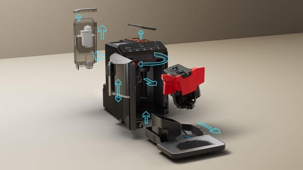 Siemens TF301E19 automatisk kaffemaskin
