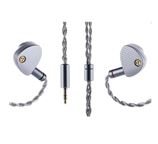 Moondrop Aria 2 In-Ear hörlurar, trådbundna, grå