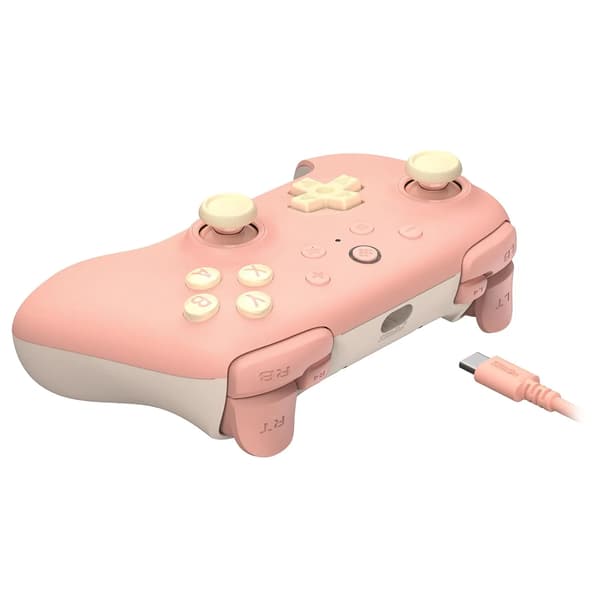 8BitDo Ultimate 2C langallinen ohjain PC:lle, Androidille, persikka