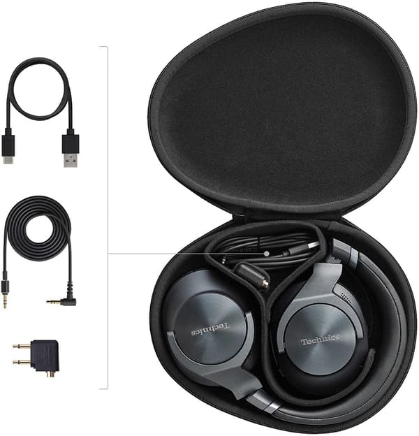Trådløse hovedtelefoner Technics EAH-A800E-K Over-ear Bluetooth 5.2
