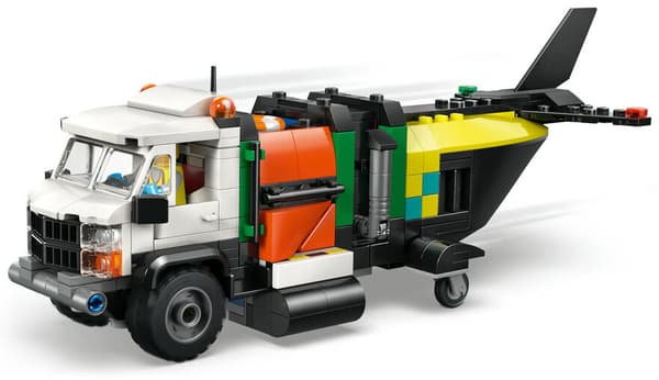 LEGO 60505 City Sæt med fly, servicelastbil og luftpudefartøj