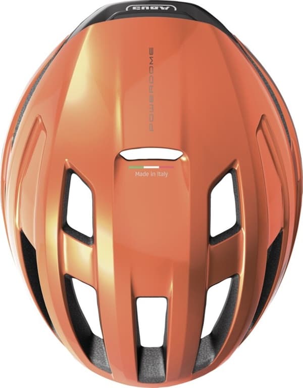 Abus PowerDome cykelhjelm sølv Farve: Orange Størrelse: S