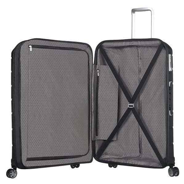 Stor resväska Samsonite Flux - svart