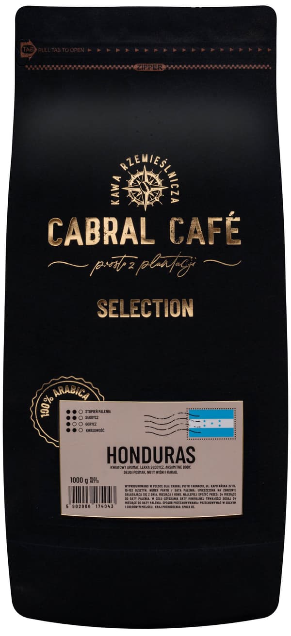 CABRAL CAFE Selection Honduras kaffebønner 1 kg