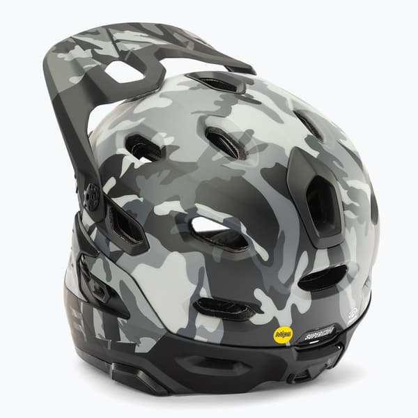 Bell FF Super DH MIPS Spherical mat glans sort camo cykelhjelm