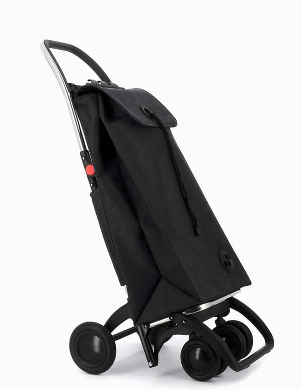 Indkøbstaske foldbar Rolser I-MAX TWEED - sort
