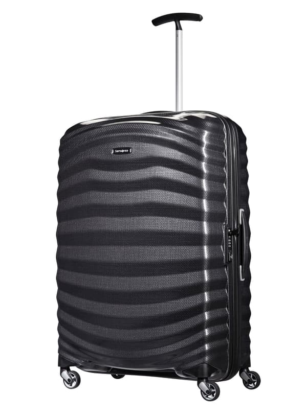 Stor lätt resväska Samsonite Lite-Shock - svart