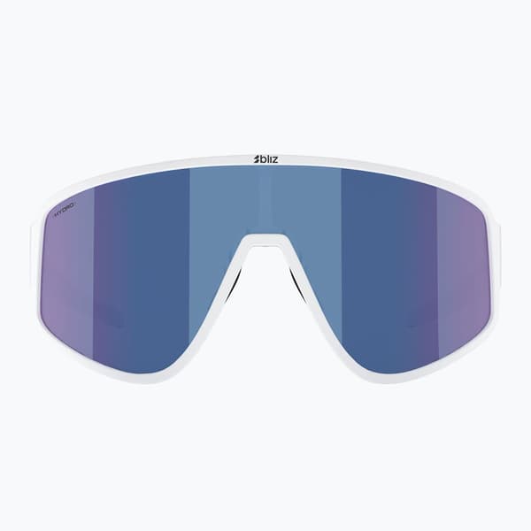Bliz A004 matte white/grey blue mirror solbriller