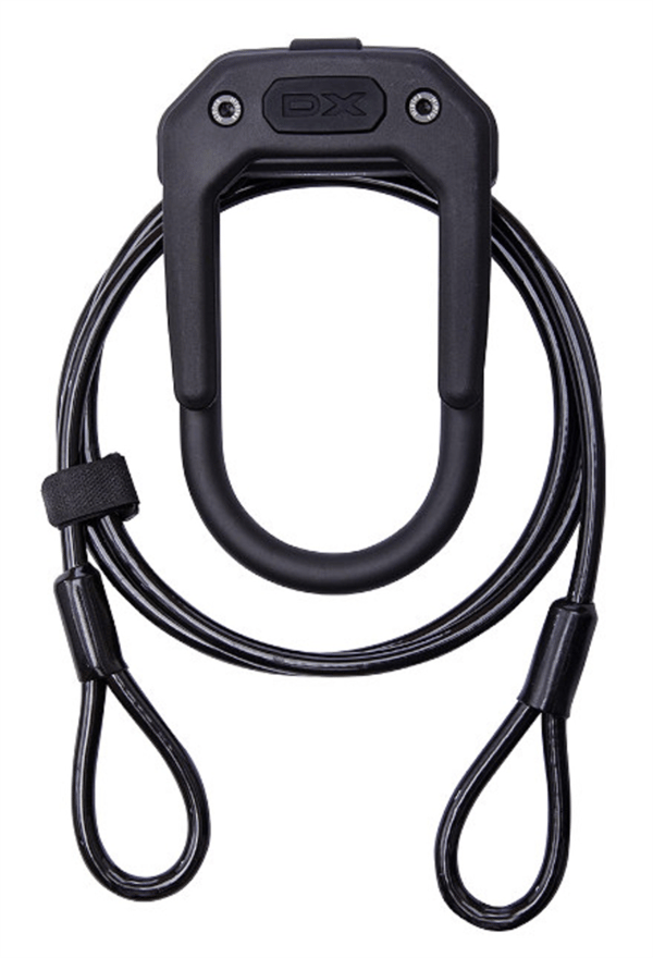 U-lukko vaijerilla HIPLOK DX Plus