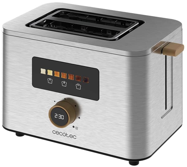 CECOTEC Touch&Toast Double Upright Inox brødrister