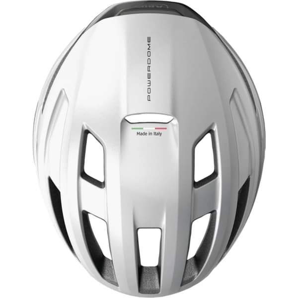 Abus PowerDome -pyöräilykypärä, hopea, väri: punainen, koko: L