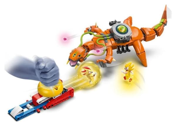 LEGO Sonic 77003 Super Shadow mot Biolizard