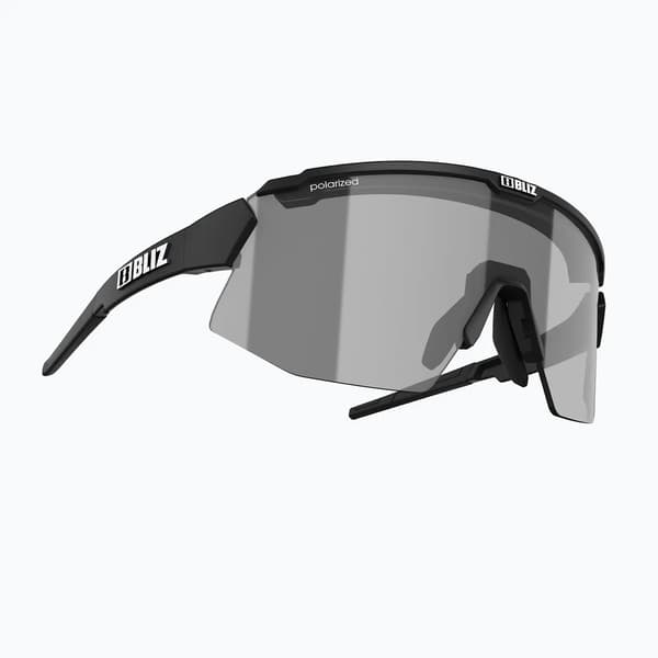 Solglasögon Bliz Breeze Polarized matt svart/brun silver spegel/basic orange