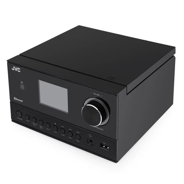 JVC UX-E225B Bluetooth FM-radio sort tårn