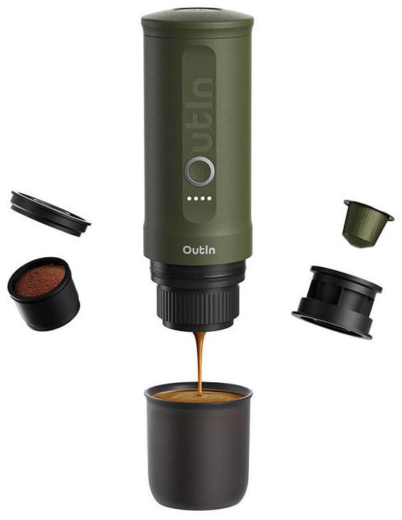 OUTIN Nano Kaffemaskine Grøn