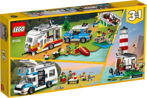 LEGO Creator Perhelomailu asuntoautolla (31108)