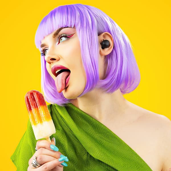 NICEBOY Podsie 4 Pop In-ear hovedtelefoner Sort